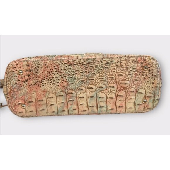 Brahmin Asher Mini Seashell Shoulder Tote Retire‎ Quiet Luxury Old Money Leather - Picture 7 of 12